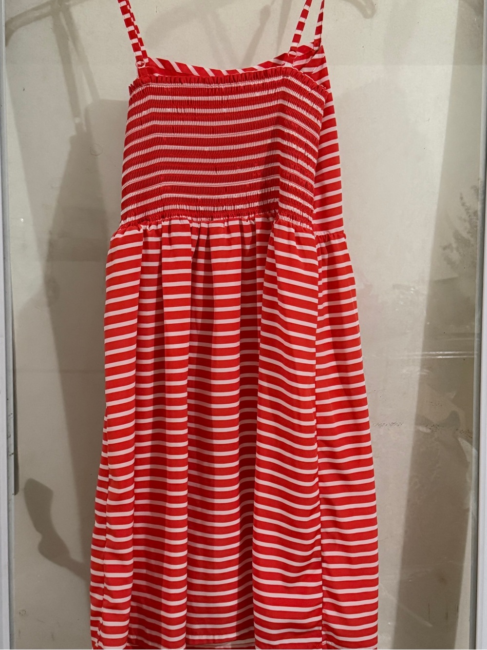 Old Navy Red & White Striped Sundress